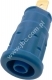 SEP 2610 F4.8  BL  Gniazdo bezp. 4mm, konektor 4,8mm, 25A, niebieski, Hirschmann, 972361102, SEP2610F4.8BL